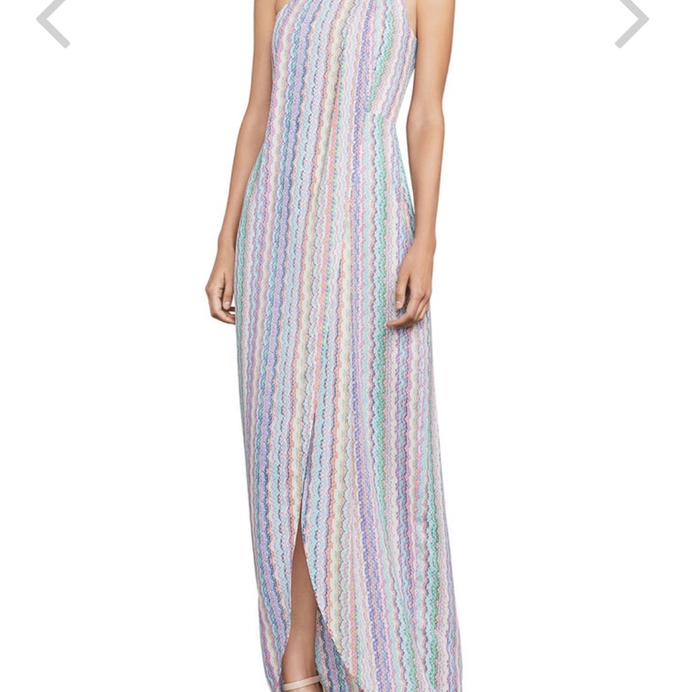 BCBGMaxAzria Multicolor Striped Maxi Dress